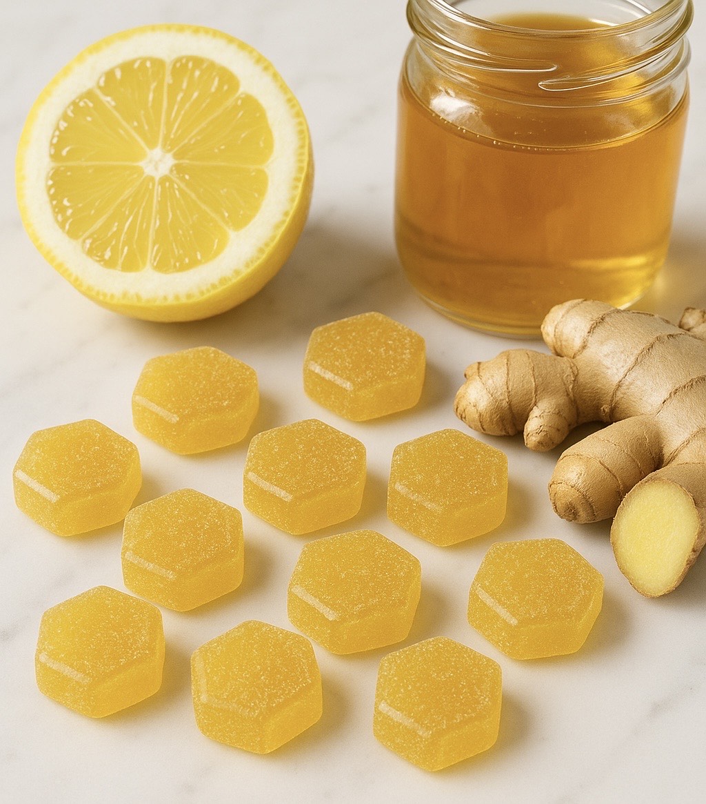 Honey Lemon Ginger Drops 3 oz.