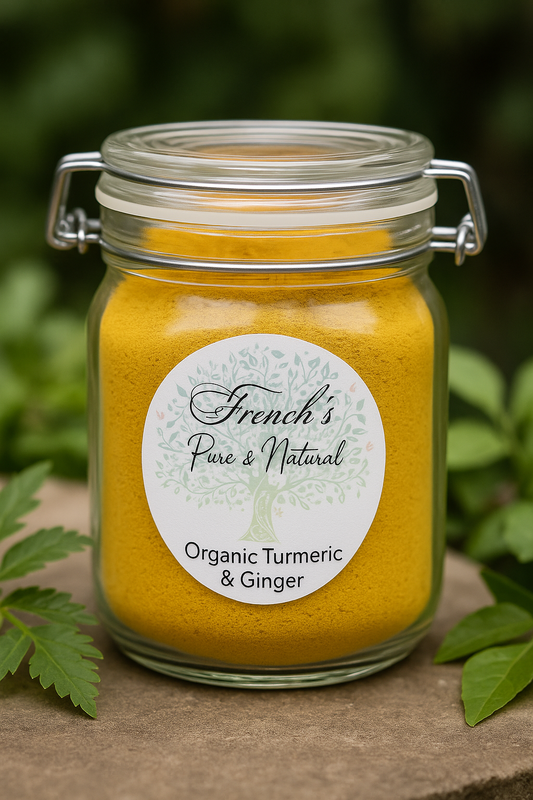 Turmeric and Ginger Powder Mixture with Glass Jar 8oz.