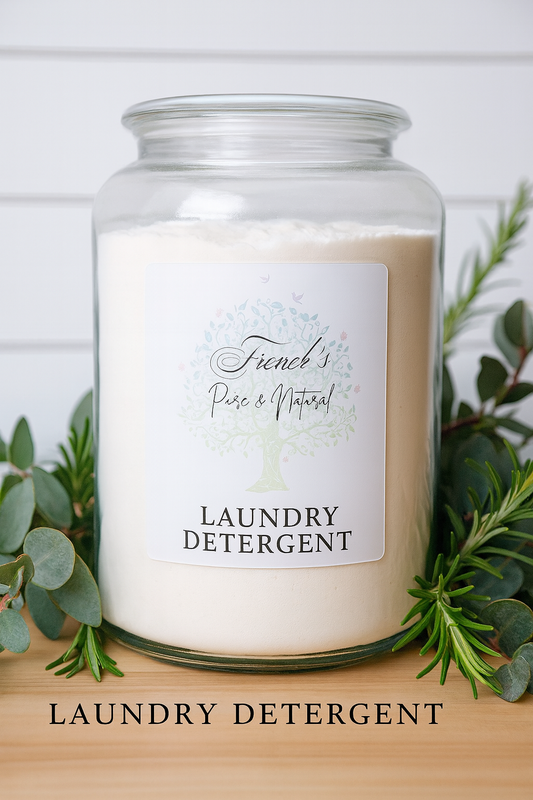 Pure & Natural Laundry Detergent with 1 gallon glass jar